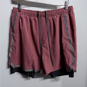 Mens Lululemon shorts with liner